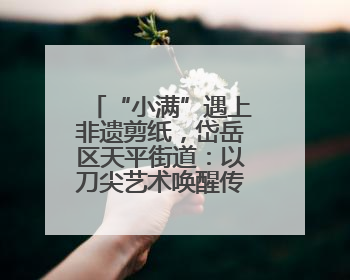 “小满”遇上非遗剪纸，岱岳区天平街道：以刀尖艺术唤醒传统文化基因