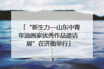 “新生力—山东中青年油画家优秀作品邀请展”在济南举行