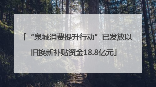 “泉城消费提升行动”已发放以旧换新补贴资金18.8亿元
