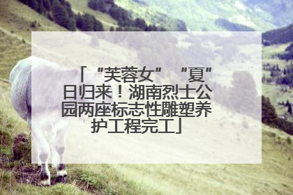 “芙蓉女”“夏”日归来！湖南烈士公园两座标志性雕塑养护工程完工