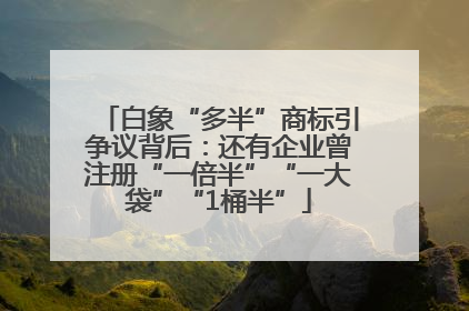 白象“多半”商标引争议背后：还有企业曾注册“一倍半”“一大袋”“1桶半”