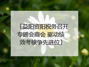 益阳资阳税务召开专题会商会 驱动绩效考核争先进位