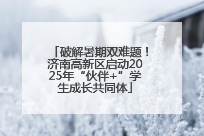 破解暑期双难题！济南高新区启动2025年“伙伴+”学生成长共同体