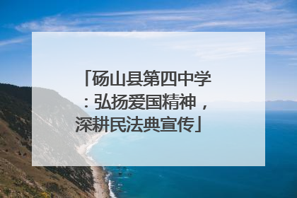 砀山县第四中学：弘扬爱国精神，深耕民法典宣传