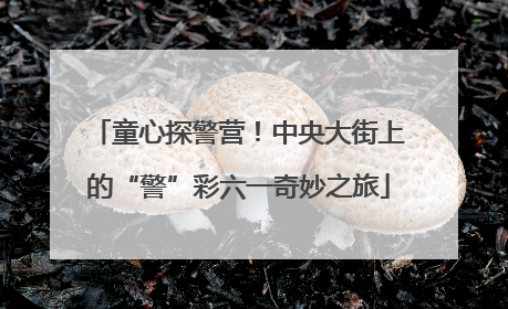 童心探警营！中央大街上的“警”彩六一奇妙之旅