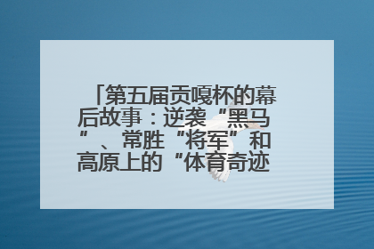 第五届贡嘎杯的幕后故事：逆袭“黑马”、常胜“将军”和高原上的“体育奇迹”丨微纪录