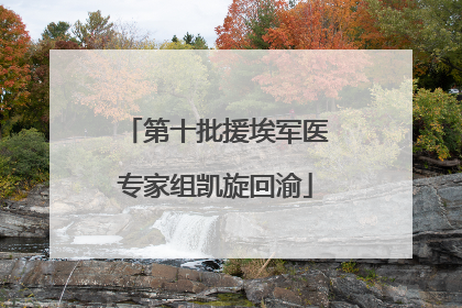 第十批援埃军医专家组凯旋回渝