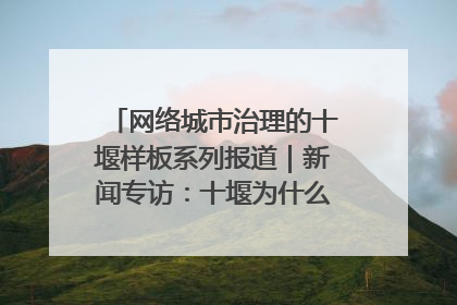 网络城市治理的十堰样板系列报道｜新闻专访：十堰为什么成为“黑马型”城市治理网络维度典型