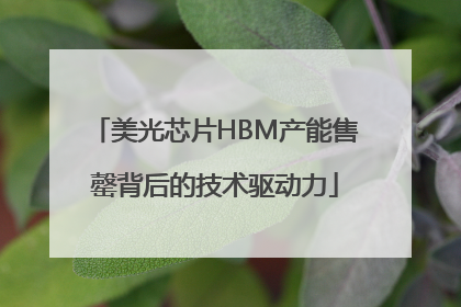 美光芯片HBM产能售罄背后的技术驱动力