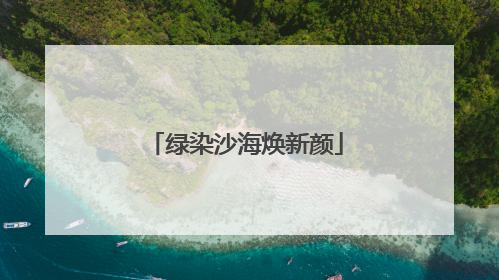 绿染沙海焕新颜
