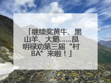 继续奖黄牛、黑山羊、大鹅……昆明禄劝第三届“村BA”来啦！