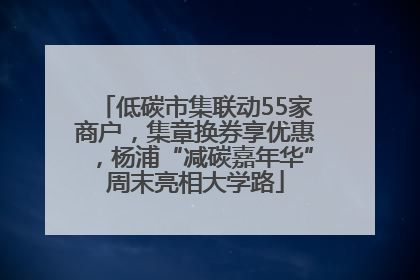 低碳市集联动55家商户，集章换券享优惠，杨浦“减碳嘉年华”周末亮相大学路