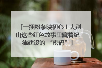 一捆粉条映初心！大别山这些红色故事里藏着纪律建设的 “密码”