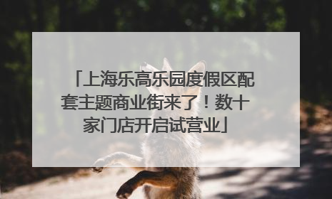 上海乐高乐园度假区配套主题商业街来了！数十家门店开启试营业