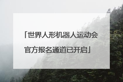 世界人形机器人运动会官方报名通道已开启