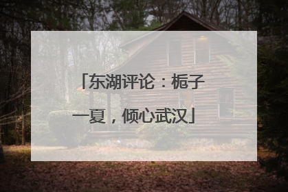 东湖评论：栀子一夏，倾心武汉