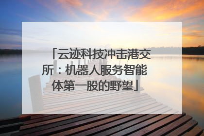 云迹科技冲击港交所：机器人服务智能体第一股的野望