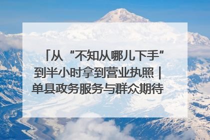 从“不知从哪儿下手”到半小时拿到营业执照｜单县政务服务与群众期待的“双向奔赴”