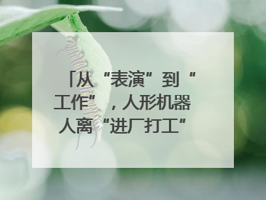 从“表演”到“工作”，人形机器人离“进厂打工”还有多久？｜机器人商业新纪元