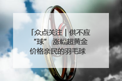众点关注｜供不应“球” 涨幅超黄金 价格亲民的羽毛球为何身价飞涨？