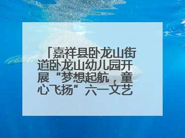 嘉祥县卧龙山街道卧龙山幼儿园开展“梦想起航，童心飞扬”六一文艺汇演活动