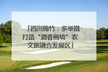 四川绵竹：多举措打造“酒香画境”农文旅融合发展区