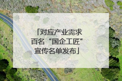 对应产业需求 百名“国企工匠”宣传名单发布