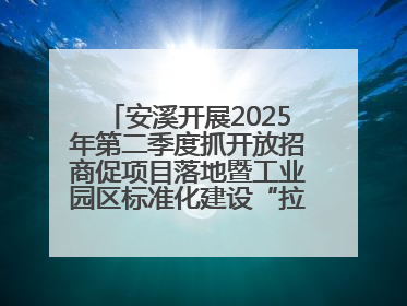 安溪开展2025年第二季度抓开放招商促项目落地暨工业园区标准化建设“拉练”活动