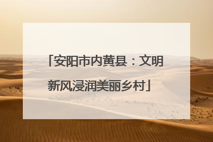 安阳市内黄县：文明新风浸润美丽乡村