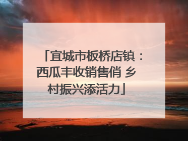 宜城市板桥店镇：西瓜丰收销售俏 乡村振兴添活力