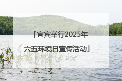 宜宾举行2025年六五环境日宣传活动