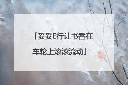妥妥E行让书香在车轮上滚滚流动