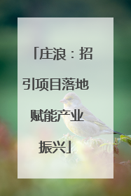 庄浪：招引项目落地 赋能产业振兴