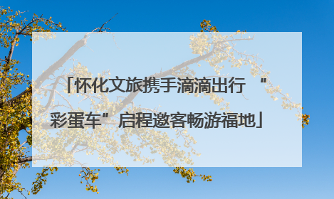 怀化文旅携手滴滴出行 “彩蛋车”启程邀客畅游福地