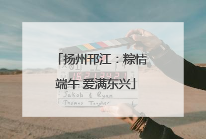 扬州邗江：粽情端午 爱满东兴