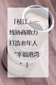 枝江：一线协商助力打造老年人“幸福港湾”