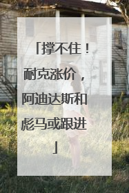 撑不住！耐克涨价，阿迪达斯和彪马或跟进