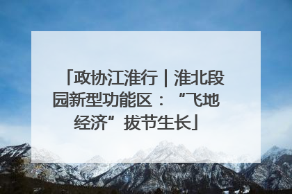 政协江淮行｜淮北段园新型功能区：“飞地经济”拔节生长