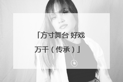 方寸舞台 好戏万千（传承）