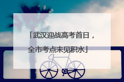 武汉迎战高考首日，全市考点未见积水