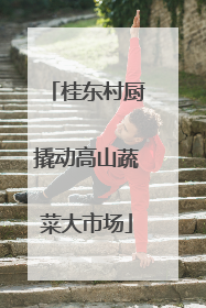 桂东村厨撬动高山蔬菜大市场