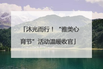 沐光而行！“雅美心育节”活动温暖收官
