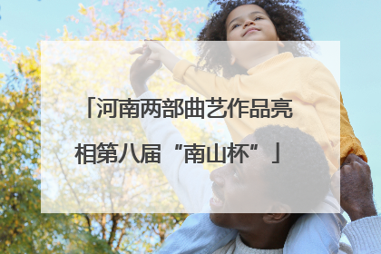 河南两部曲艺作品亮相第八届“南山杯”