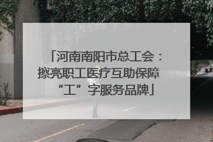 河南南阳市总工会：擦亮职工医疗互助保障“工”字服务品牌