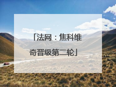 法网：焦科维奇晋级第二轮