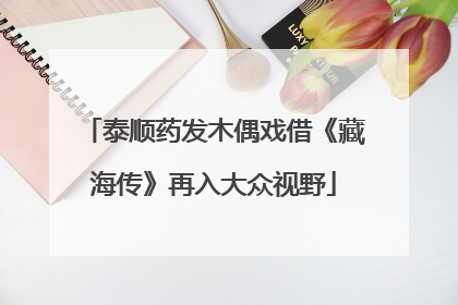 泰顺药发木偶戏借《藏海传》再入大众视野