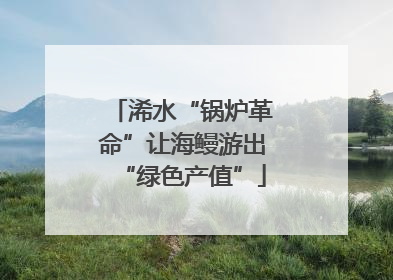 浠水“锅炉革命”让海鳗游出“绿色产值”