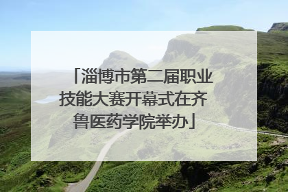 淄博市第二届职业技能大赛开幕式在齐鲁医药学院举办