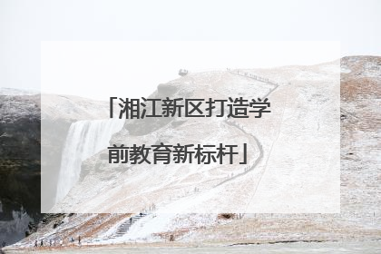 湘江新区打造学前教育新标杆