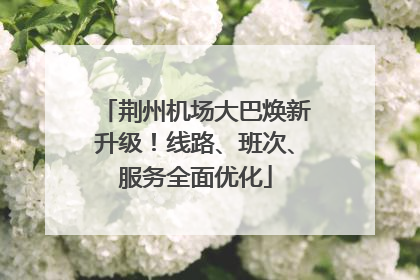 荆州机场大巴焕新升级！线路、班次、服务全面优化